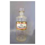 Label Under Glass Apothecary Jar Medical Chemist