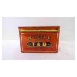 EMPTY T&B Myrtle Cut Tobacco Tin