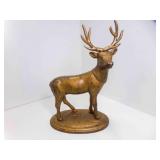 10ï¿½" Tall Cast Iron Deer Reindeer Elk Coin Bank