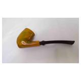 Belgium Butter Scotch & Green Swirl Bakelite