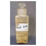 Label Under Glass Apothecary Jar Medical Chemist