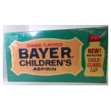 Huge Bayer Aspirin Display Advertising Orange