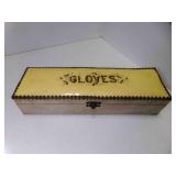 12" Victorian Celluloid Top Glove Box - Women