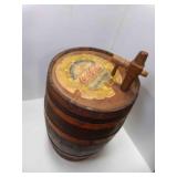 Antique 10 Gallon Coca-Cola Syrup Barrel w/Metal