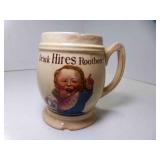 Vintage Hires Rootbeer Advertising Mug Villeroy &