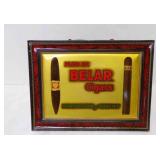 OLD Metal Frame & Sign Flor De Belar Cigars NEW