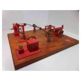 Vintage Jensen Steam Engine Workshop Toy Model