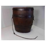 OLD Oval Wood Keg Strap Hardware Leather Strap