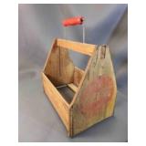 OLD Wood Six Pack Coca-Cola Crate 1940