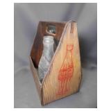 OLD Wood Six Pack Coca-Cola Bottle Carrier Double