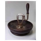 OLD Wood Nutcracker Bowl w/Spring Loaded Wood