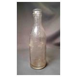 Antique Straight Sided Embossed Script Coca-Cola