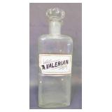 Label Under Glass Apothecary Jar Medical Chemist