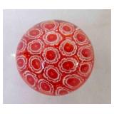 Vintage Millefiori Art Glass Paperweight