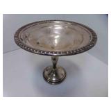 OLD Sterling Silver Candy Dish Compote Weighted
