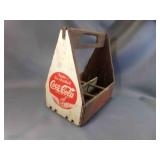 1940 WWII Wings Design Wood Coca-Cola Six Pack