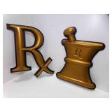 Vintage Rx & Mortar & Pestle Pharmacy Prescription