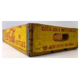 1967 Wood Coca-Cola Soda Pop Crate 2 Dividers