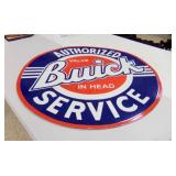 Vintage 42" Double Sided Porcelain Authorized