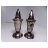 Vintage Weighted Sterling Silver S/P Shakers