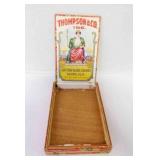 Thompson & Co. INC. "El Prado" Wood Cigar Box