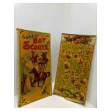Antique Game of Boy Scouts" Board Game No Pieces