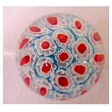 Vintage Millefiori Art Glass Paperweight