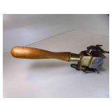 Antique Woodworking Hinge Mortise Chisel - Patent