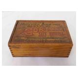 EMPTY "Mother Ann Salt Codfish" Wood Cigar Box