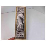 OLD Emily Dodd Victorian 10" Hat Pins Silver Steel