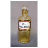 Label Under Glass Apothecary Jar Medical Chemist