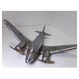 Vintage Metal Model of a Douglas DC-3 Airplane