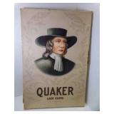 OLD Quaker Graphic Lace Tablecloth Box EMPTY