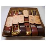Vintage "Fashion Quality" Gilt Edge Plastic Belts