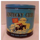 EMPTY Kentucky Club Pipe Tobacco Tin
