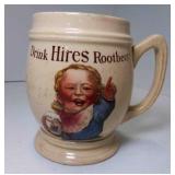 Vintage Hires Rootbeer Advertising Mug Villeroy &