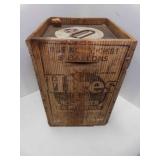 OLD 5 Gallon Root Beer Syrup Can in Original Wood