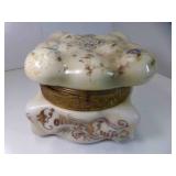 Antique Hand Painted Collars and Cuffs Wave Crest