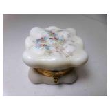 Antique Hand Painted Wave Crest Dresser Box Lined