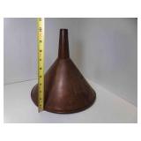 11" Copper Funnel w/Fine Mesh Screen