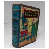 OLD Simple Simon Vol II Tin Litho Toy Coin Bank