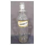 12" Antique Apothecary Jar Or Soda Fountain Syrup