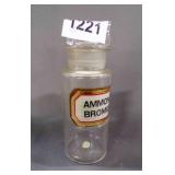 5ï¿½" Antique Apothecary Drug Store Jar w/Stopper