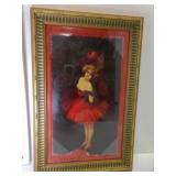 Vintage Ballerina Print By H.M Pollock 22x14 1/2