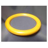 Apricot Swirl Bakelite Bangle Bracelet