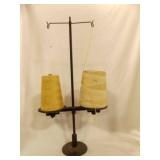 Antique Country Store Cast Iron Double String