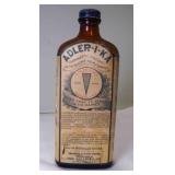 Antique Adler-I-Ka Carminative Evacuant Med Bottle