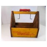 1940 WWII Wings Design Wood Coca-Cola Six Pack