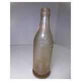 Vintage Straight Sided Embossed Coca-Cola Glass