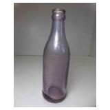 Vintage Straight Sided Embossed Coca-Cola Glass